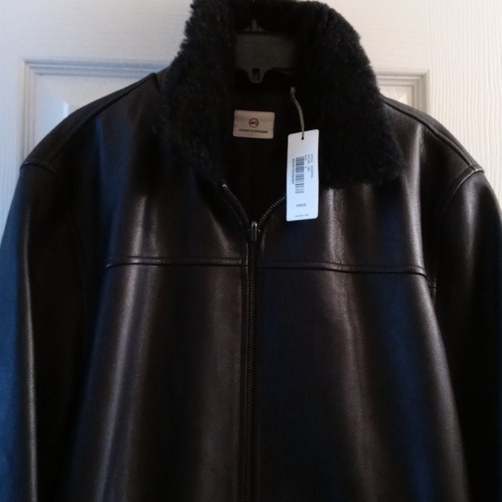 BRAND NEW AG LEATHER JACKET SIZE: S